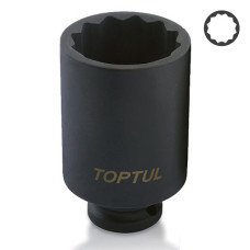Головка торцевая ударная длинная 1/2" 32мм 12-гр. TOPTUL KABJ1632