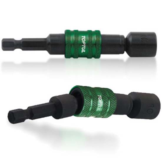 Головка на шуруповерт 10мм L=87мм с шарниром магнитная TOPTUL BEBA0810