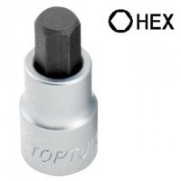 Головка с насадкой HEX 6 мм 55мм 1/2" TOPTUL BCDA1606