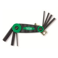 Набор складной ключей HEX: 2-8мм TOPTUL AGFB0701