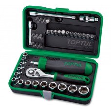 Набір інструментів 1/4" 41шт. TOPTUL GADW4101