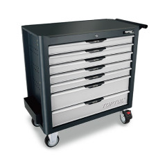 Тележка для инструмента 7 секций JUMBO NEW PRO-LINE (серая) TOPTUL TCBK0703