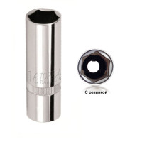 Свечная головка 16мм 1/2" (тонкая) TOPTUL BAAU1616