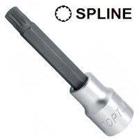 Головка с насадкой SPLINE M6 100мм 1/2" TOPTUL BCJA1606