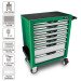 Тележка для инструмента (Pro-Plus) 7 секций (зеленая) TOPTUL TCAM0701