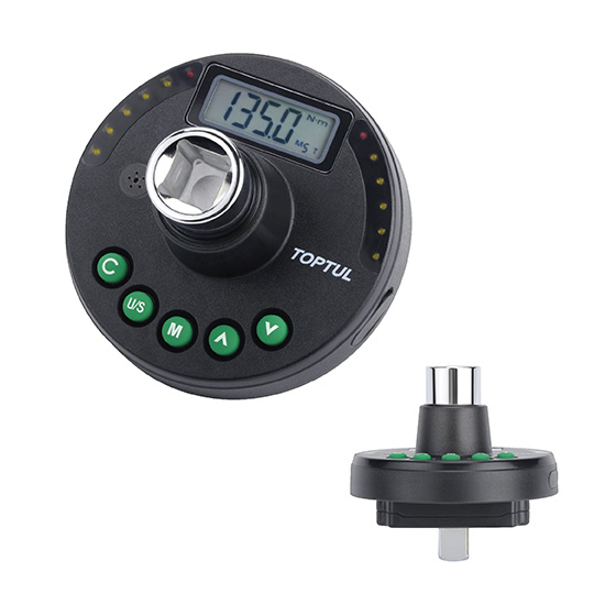 Цифровой динамометрический адаптер + шкала доворота 1/2" 6.8-135Nm TOPTUL DTA-135A4