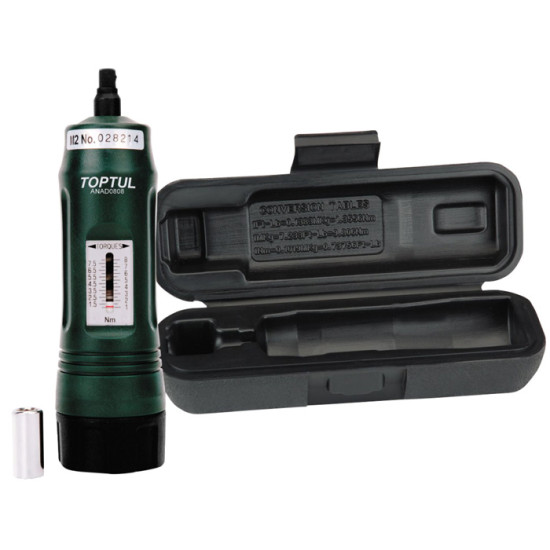 Отвертка динамометрическая + битодержатель 1-8Nm TOPTUL GCAI0201