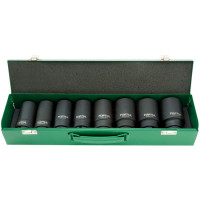 Набор головок ударных длинных 3/4" 26-38мм TOPTUL GDAD0802