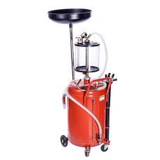 Установка для слива и вакуумной откачки масла с мерной колбой 80л G.I.KRAFT B8010KVS