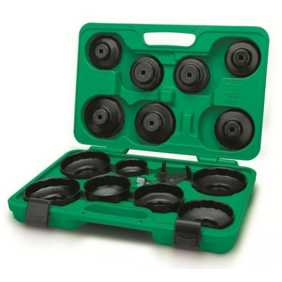 Набор съемников масляных фильтров 16 ед. (крышки+краб) TOPTUL JGAI1601