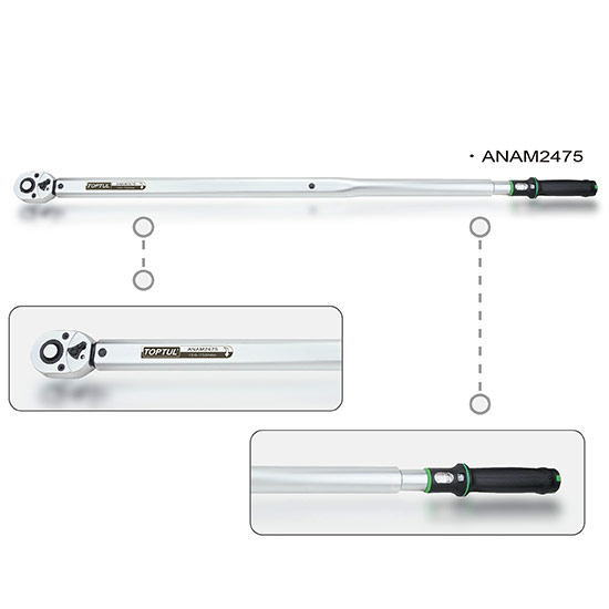 Ключ динамометрический 3/4" 150-750Nm TOPTUL ANAM2475