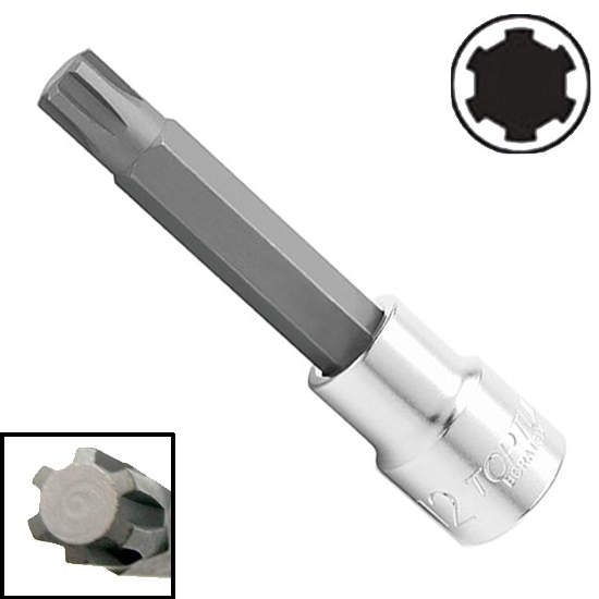 Головка с насадкой RIBE M12x100мм 1/2" TOPTUL BCRA1612