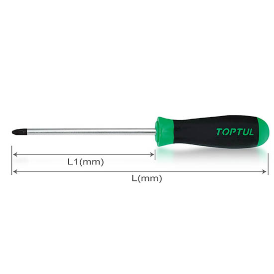 Викрутки PH2 x 100мм TOPTUL FBAB0210
