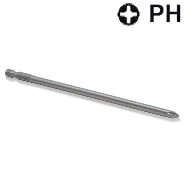 Насадка 1/4" 150мм PH2 під шуруповерт TOPTUL FSIC0802