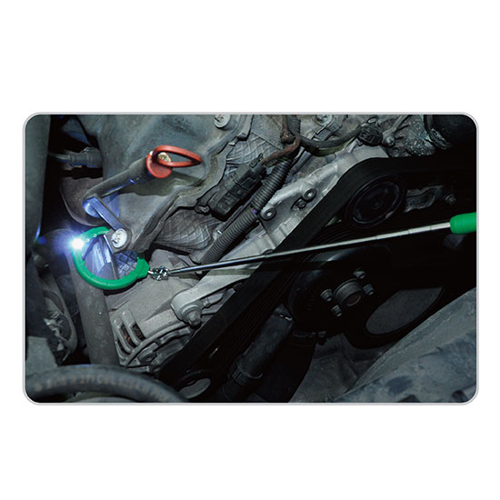 Зеркало телескопическое с подсветкой d=55мм, 262-950мм TOPTUL JJAM0495