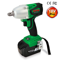 Електрогайковерти ударний акумуляторний 1/2" 120/240 / 385Nm 2760об/хв (Pro Series) TOPTUL KPA-1639E