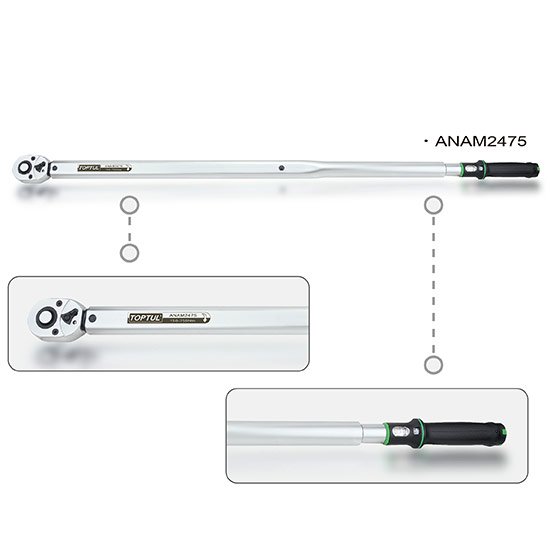 Ключ динамометричний 3/4" x1150мм (L) 150-750Nm TOPTUL ANAM2475