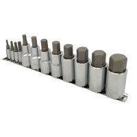 Набор шестигранников ДЮЙМОВЫХ впрессованных в головку 12ед. TOPTUL GAAQ1208