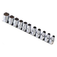 Набор головок 12-гранных 1/2" 11ед. 8~15,17,19,22мм (на планке) TOPTUL GAAQ1601U-12 Набор головок 12-гранных 1/2" 11ед. 8~15,17,19,22мм (на планке) TOPTUL GAAQ1601U-12