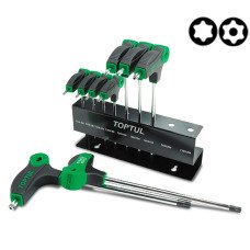 Набір ключів TORX із ручкою L-обр. T10-T50 9шт. TOPTUL GAAX0901