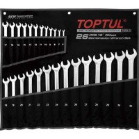 Набор ключей комбинированных 26 шт. 6-32мм удлиненных TOPTUL GPAA2602 Набор ключей комбинированных 26 шт. 6-32мм удлиненных TOPTUL GPAA2602