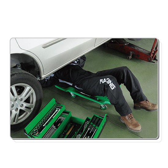 Лежак автослесаря подкатной пластиковый Pro-Series TOPTUL JCM-0401
