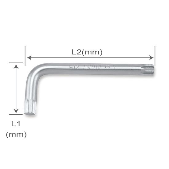 Ключ SPLINE Г-обр. М14 TOPTUL AGGS1414