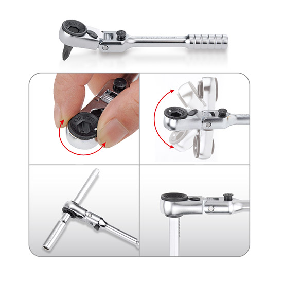 Набор инструмента 1/4" 45ед. (12-гранные головки) TOPTUL GADW4502