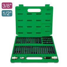 Набір біт TORX, HEX, SPLINE, RIBE, SQ 60шт. TOPTUL GCAI6003