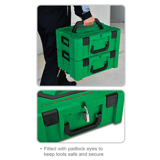 Ящик для инструмента модульный 412x322x163мм (пластик) TOPTUL TBBE0201