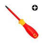 Викрутка хрестова PH1 x 80мм ізольована (1000V) VDE Pro-Plus Series TOPTUL FBEF0108V4