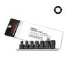 Набір головок ударних TORX 1/2" E10-E24 7од. (зірка Давида) TOPTUL GDAG0701