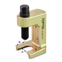 Съёмник рулевых тяг и шаровых опор 23мм TOPTUL JEAB0723 Съёмник рулевых тяг и шаровых опор 23мм TOPTUL JEAB0723