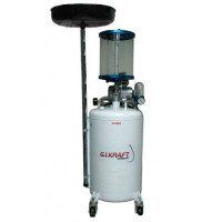 Установка для слива и откачки масла с пневмонасосом и мерной колбой (80л.) G.I.KRAFT HD-855