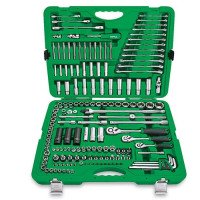 Набор инструмента комбинированный 1/4" 3/8" 1/2" 163ед. TOPTUL GCAI163R