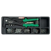 Заклепочник с набором заклепок (в ложементе) TOPTUL GAAT0101 Заклепочник с набором заклепок (в ложементе) TOPTUL GAAT0101