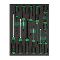 Набор отверток 12ед. (в ложементе) TOPTUL GVB1202