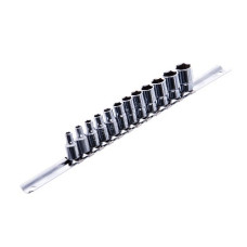 Набір головок 1/4" 12шт. 4 ~ 13мм (на планці) TOPTUL GAAQ0801U