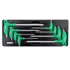 Набір ключів TORX з ручкою L-обр. (В ложементі, тип В) TOPTUL GAAT0804