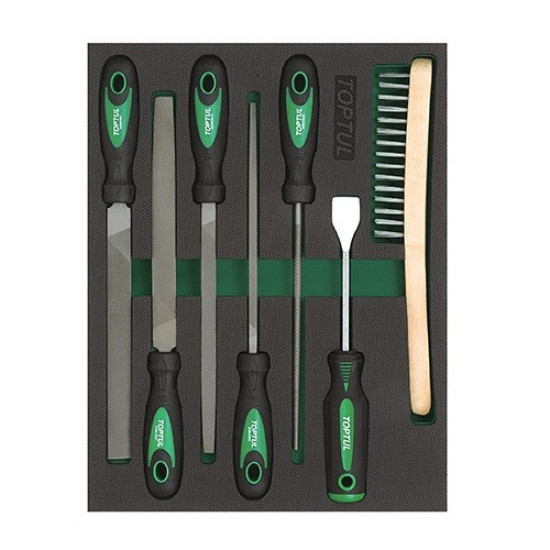 Набор инструмента комбинированный 7ед. (в ложементе) TOPTUL GVB0701