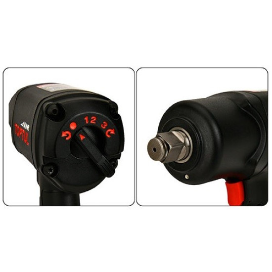 Пневмогайковерт 3/4" 1288Nm 8500об/мин 1,85кг Super Duty TOPTUL KSAC2480