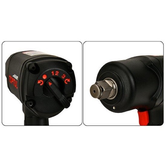 Пневмогайковерт 3/4" 1288Nm 8500об/хв 1,85 кг Super Duty TOPTUL KSAC2480