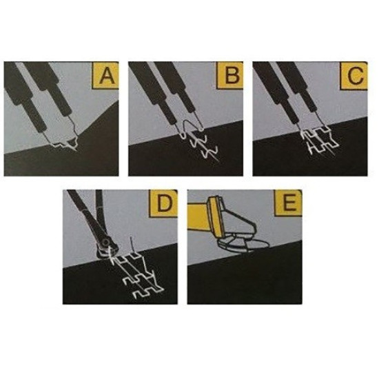 Комплект для ремонта пластиковых деталей G.I.KRAFT GI12124