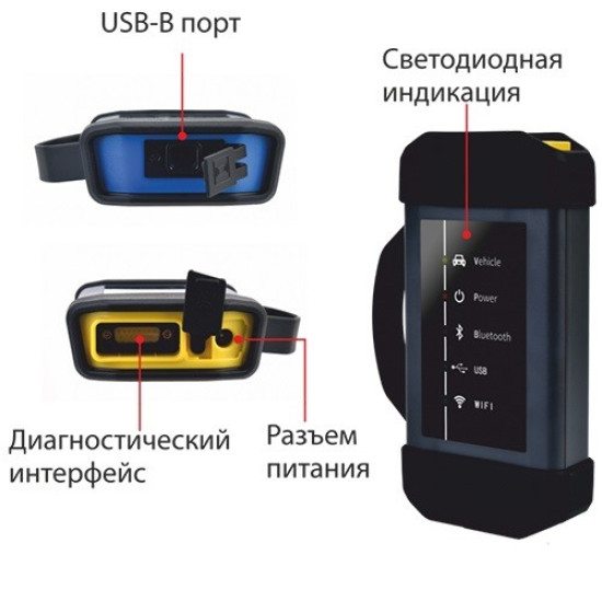 Диагностический адаптер нового поколения для грузовиков и легкого коммерческого транспорта HD III LAUNCH