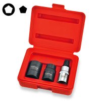 Набор головок для тормозных суппортов 3ед. TOPTUL JGAI0303 Набор головок для тормозных суппортов 3ед. TOPTUL JGAI0303