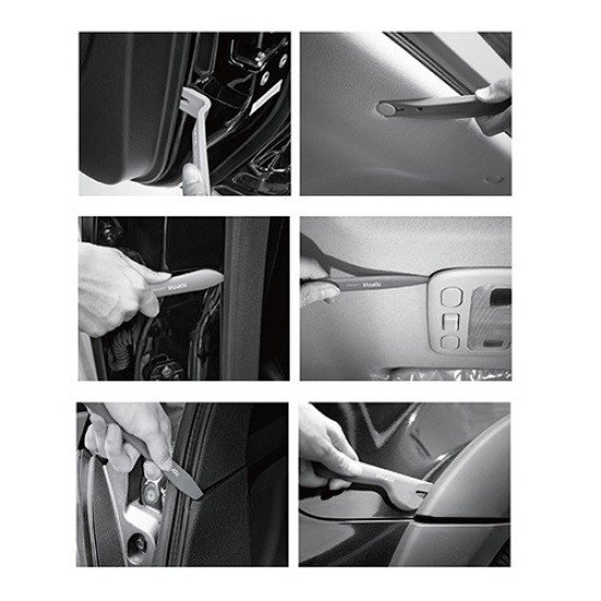 Комплект приспособлений для снятия облицовок панели 6 ед. TOPTUL JGAS0601