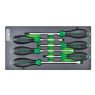Набор отверток с шестигранником ударных 6 ед. TOPTUL GEA0617