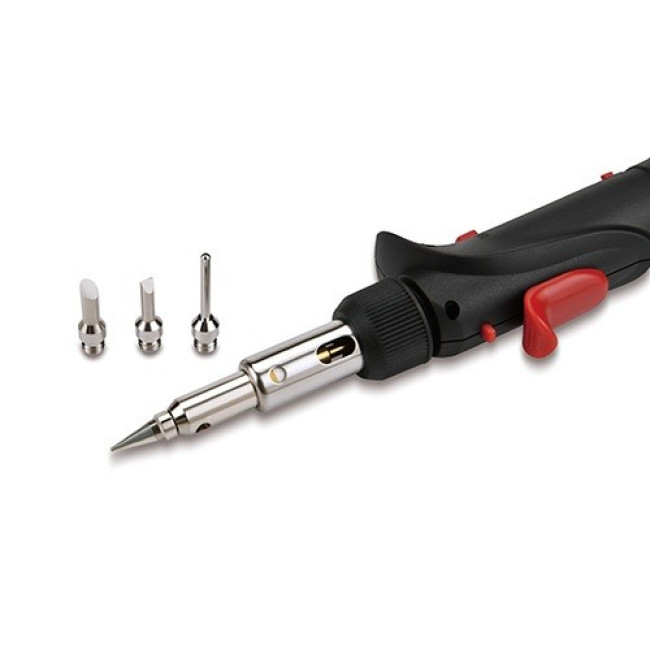 Паяльник газовий 150W з комплектом насадок 8шт. TOPTUL EGAE0801