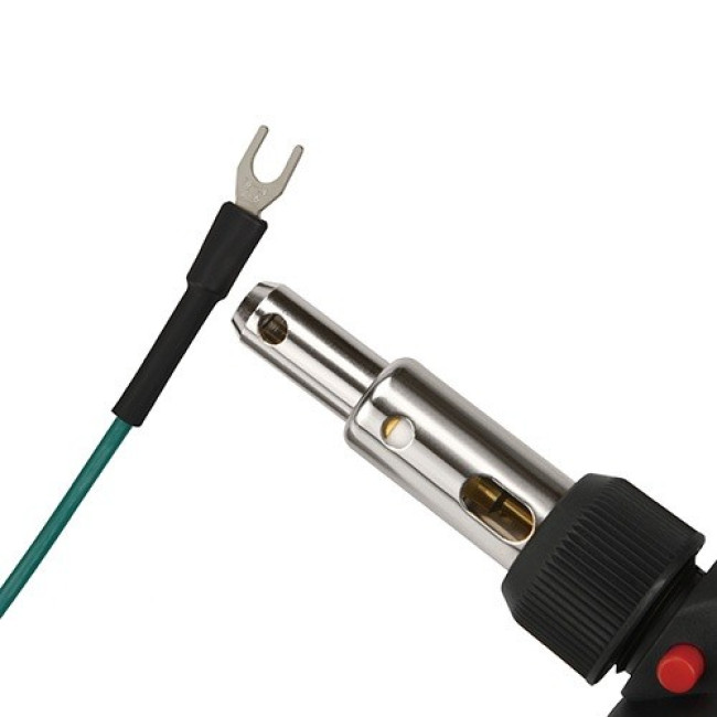Паяльник газовий 150W з комплектом насадок 8шт. TOPTUL EGAE0801