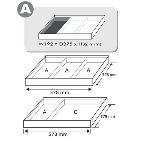Набор пассатижей 4ед. (в ложементе) TOPTUL GEA0407